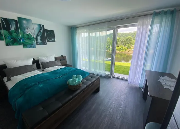 Saaldorf-ferienhaus Mit 6 45qm-120qm Direkt Am Thueringer Meer-bleilochtalsperre * Bad Lobenstein